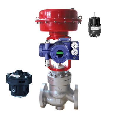 Soupape de commande chinoise de marque avec vrai temporaire instantané de propulseur et de model 24 de Fairchild 4500ABP de positionneur de valve de FOXBORO SRD960