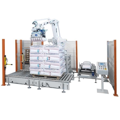 Armement robotique à 4 axes ABB IRB 460-110/2.4 avec une pince à rouleaux robotique CNGBS pour robot de palettisation automatisé