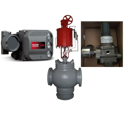 Valve de commande pneumatique avec positionneur FISHER DVC6200 Positionneur de valve intelligente et actionneur pneumatique linéaire