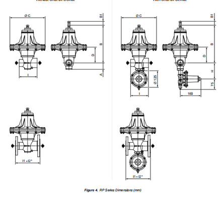 Ventilateur régulateur de pression de la série Tartarini RP EMERSON avec paquet de montage skid