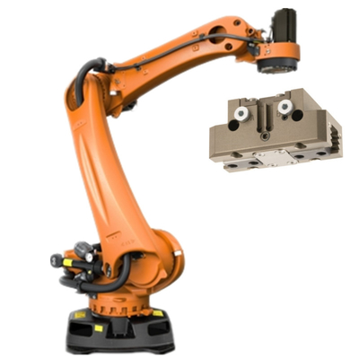 KR 120 R3200 PA Kuka 6 bras de robot industriel à axe avec pinceuse CNGBS OEM en tant qu'équipement de manutention de matériaux Robot de palettisation