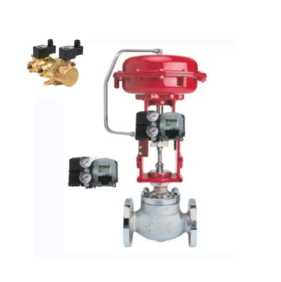 Valve solénoïde ASCO à débit élevé avec positionneur Masoneilan et équipement de distribution de gaz naturel piloté,