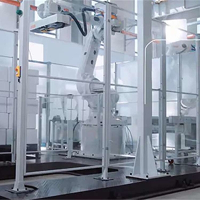 ABB bras robotique 6 axes IRB 1600-10/1.45 avec une pince à rouleaux pour robot de manutention automatisé