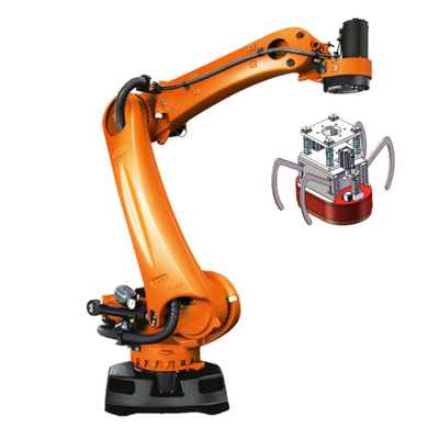 KUKA KR 180 R3200 PA Charge utile de 180 kg avec GNGBS Robot Gripper pour les usines en tant que robot de palettisation