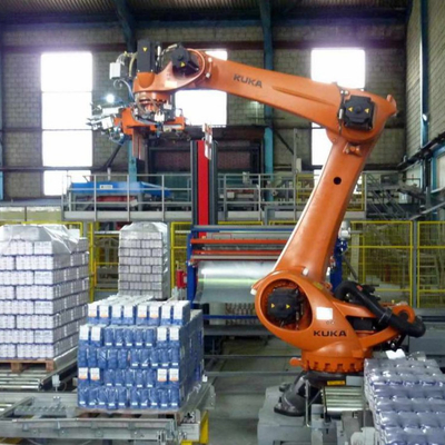 KUKA KR 180 R3200 PA Charge utile de 180 kg avec GNGBS Robot Gripper pour les usines en tant que robot de palettisation