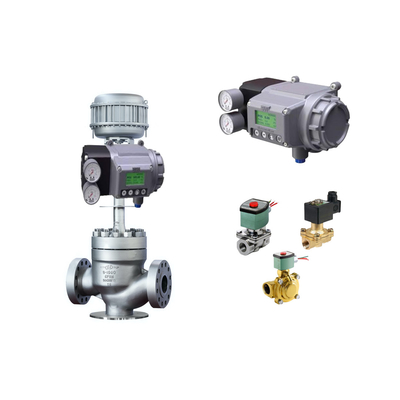Valve de régulation de basse température avec positionneur de soupape numérique Masoneilan SVI3 et soupape solénoïde à deux voies EMERSON ASCO210