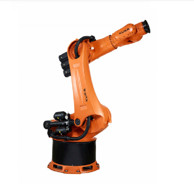 KUKA KR 240 R3330 Robot de palettisation avec rail de guidage linéaire CNGBS comme charge utile automatique de la machine