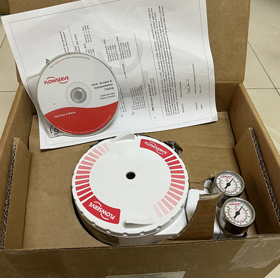 La Chine et Masoneilan valve de commande avec Flowserve 3200MD positionneur HART numérique et régulateur de filtre Fisher 67CFR