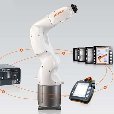 6 axes Kuka bras robotique KR 10 R1100-2 avec robot de changement rapide CNGBS pour robot de manutention automatisé
