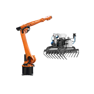 Kuka manipulation du bras robotique 6 axes KR 16 R1610 avec le robot griffon CNGBS comme robot industriel
