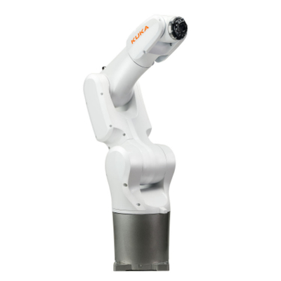 KUKA Cobot KR 4 R600 pour la manipulation d'une pince à rouleaux en tant que machine de détachement