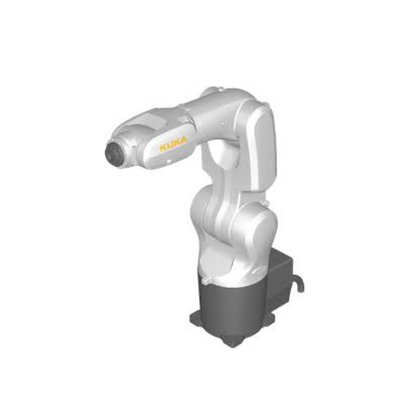 KUKA Cobot KR 4 R600 pour la manipulation d'une pince à rouleaux en tant que machine de détachement