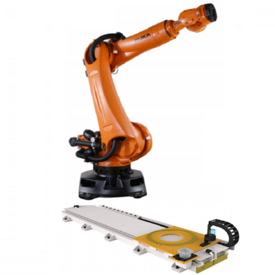 KUKA KR 210 R2700 Robots industriels à prise et emplacement avec guides linéaires CNGBS pour l'assemblage du moteur
