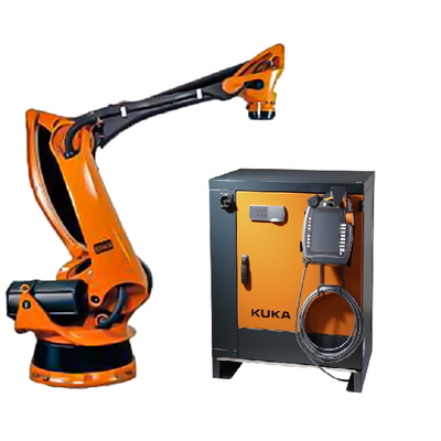 bras robotique de palettisation 5 axes Kuka KR 180 PA avec rail de guidage de robot CNGBS pour le robot de palettisation