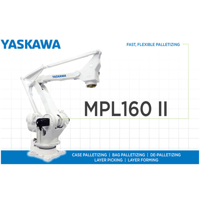 Robot industriel YASKAWA MPL160II avec bras robotique avec une charge utile de 160 kg pour la palettisation