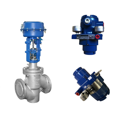 Valves de commande pneumatique avec positionneur de soupape intelligent de la série AVP 300 d'Azbil