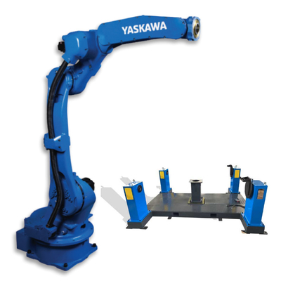 Yaskawa 6 bras de robot de soudage à axe MOTOMAN GP25 avec positionneur CNGBS pour l'usine comme machine de soudage au laser
