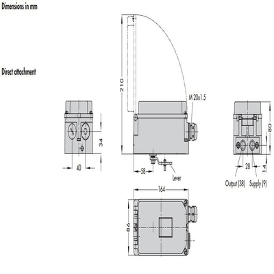 Positionneur de soupape intelligente Samson 3730-31000 pour soupape de commande pneumatique chinoise et Mansoeilan 78-40