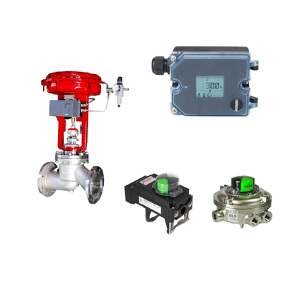 La célèbre vanne de contrôle pneumatique wuzhong de Chine avec positionneur Samson 3725 et Swi Rotork Limit
