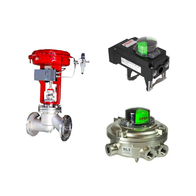 La célèbre vanne de contrôle pneumatique wuzhong de Chine avec positionneur Samson 3725 et Swi Rotork Limit