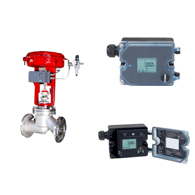 La célèbre vanne de contrôle pneumatique wuzhong de Chine avec positionneur Samson 3725 et Swi Rotork Limit