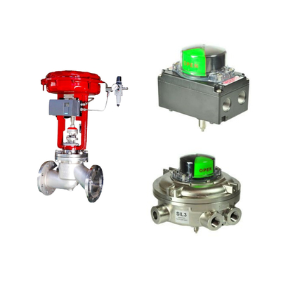 La célèbre vanne de contrôle pneumatique wuzhong de Chine avec positionneur Samson 3725 et Swi Rotork Limit