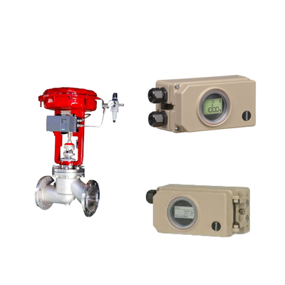 Valve de commande pneumatique avec communication dure Samson électropneumatique 3730-3 positionneur et Fisher 667 657 actionneur