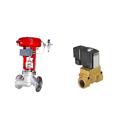 Des soupapes de commande pneumatique avec positionneur de soupape intelligent Koso KGP5000 et soupape solénoïde Burkert 5404