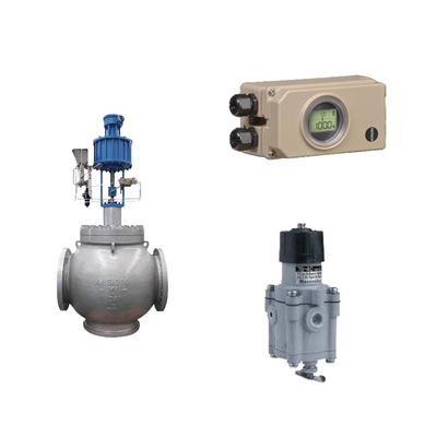 La valve de commande pneumatique avec communication dure Samson électropneumatique 3730-3 positionneur et Masoneilan 78-40 filtre
