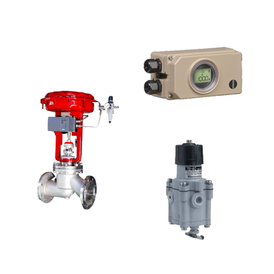 La valve de commande pneumatique avec communication dure Samson électropneumatique 3730-3 positionneur et Masoneilan 78-40 filtre