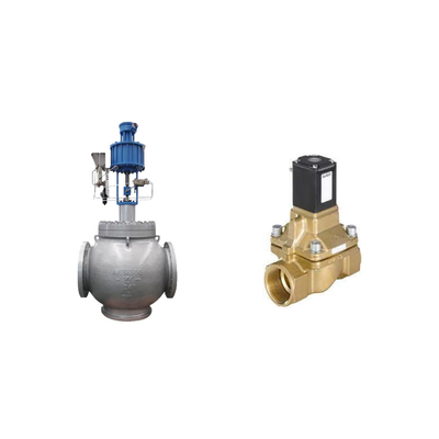 Valves de contrôle en porcelaine de haute qualité avec positionneur numérique KOSO PP800 et soupape solénoïde Burkert Type 5404