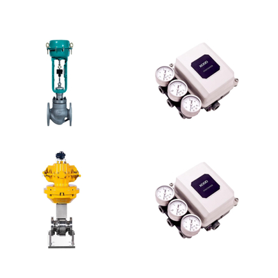 Valves de contrôle pneumatique de haute qualité chinoises avec positionneur pneumatique-pneumatique koso PP800