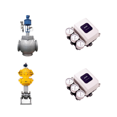 Valves de contrôle pneumatique de haute qualité chinoises avec positionneur pneumatique-pneumatique koso PP800