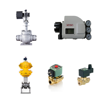 Des vannes de contrôle pneumatique de haute qualité chinoises avec positionneur de vanne intelligent koso KGP5000 et vannes solénoïdes ASCO