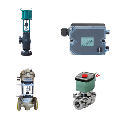 Valve de commande avec actionneur Samson 3372 avec positionneur Samson 3725