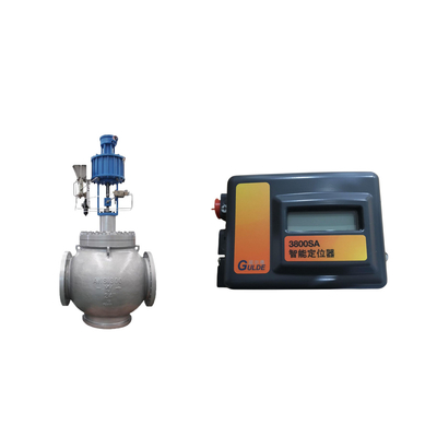 Valve de commande avec positionneur Fisher 3800 et soupapes solénoïdes ASCO série 210