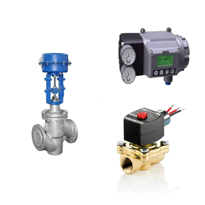 Valve de régulation de basse température avec positionneur de soupape numérique Masoneilan SVI3 et soupape solénoïde à deux voies EMERSON ASCO210