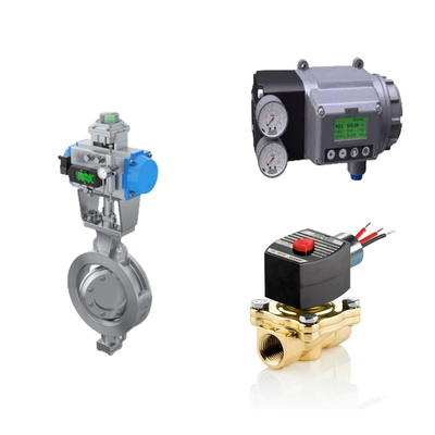 Valve de régulation de basse température avec positionneur de soupape numérique Masoneilan SVI3 et soupape solénoïde à deux voies EMERSON ASCO210