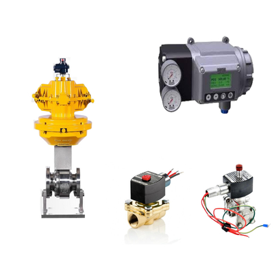 Valve de régulation de basse température avec positionneur de soupape numérique Masoneilan SVI3 et soupape solénoïde à deux voies EMERSON ASCO210