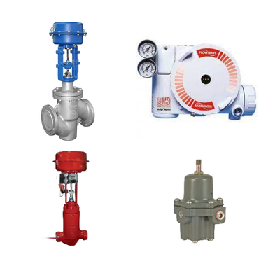 La Chine et Masoneilan valve de commande avec Flowserve 3200MD positionneur HART numérique et régulateur de filtre Fisher 67CFR