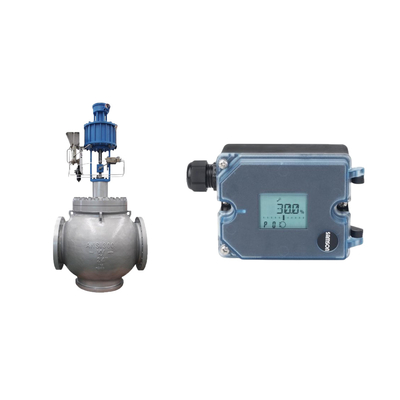Valve de commande avec positionneur électro-pneumatique Samson 3725 avec sa fonction d'auto-étalonnage et de réglage automatique facile