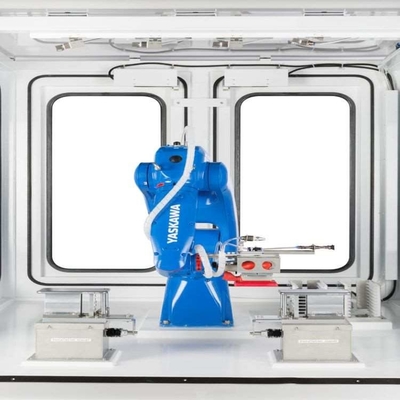 6 axes Prendre et placer le bras robotique Yaskawa GP8 avec CNGBS Robot Gripper pour le robot de manutention de matériaux