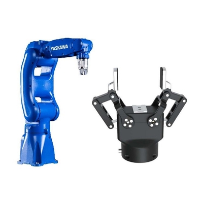 6 axes Prendre et placer le bras robotique Yaskawa GP8 avec CNGBS Robot Gripper pour le robot de manutention de matériaux