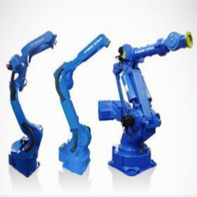 Manipulation du bras robotique 6 axes Yaskawa GP50 avec une pince robot personnalisée pour robot universel