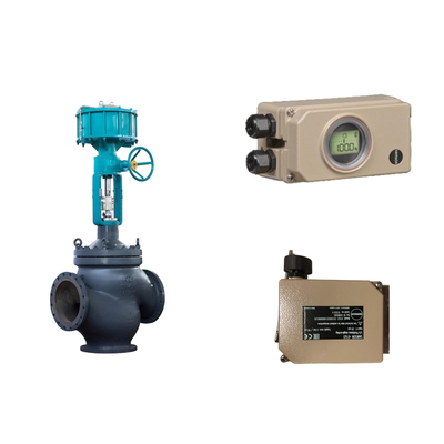 Ventilateur de commande pneumatique avec communication dur Samson électropneumatique 3730-3 et positionneur samson 4763