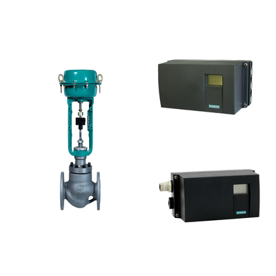Valve pneumatique chinoise avec positionneur de soupape Siemens SIPART PS2 dans un boîtier en polycarbonate avec aluminium