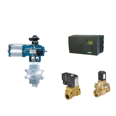 Positionneur de soupape de commande pneumatique Siemens SIPART PS2 et soupape solénoïde de seau