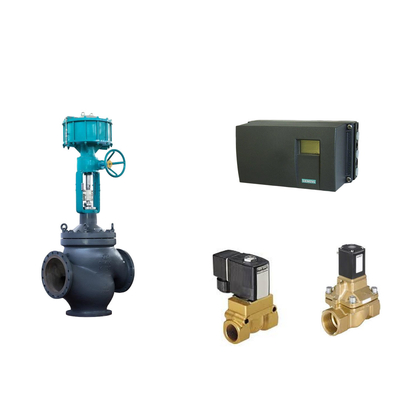 Positionneur de soupape de commande pneumatique Siemens SIPART PS2 et soupape solénoïde de seau