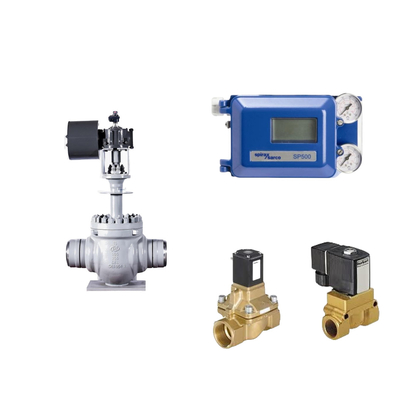 Le régulateur pneumatique Spirax Sarco Smart Valve Positioner SP500 et la soupape électromagnétique Burkert