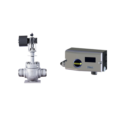 Valve pneumatique avec Spirax Sarco Smart Valve Positioner SP7-10-11 et régulateur de filtre Fisher 67CFR